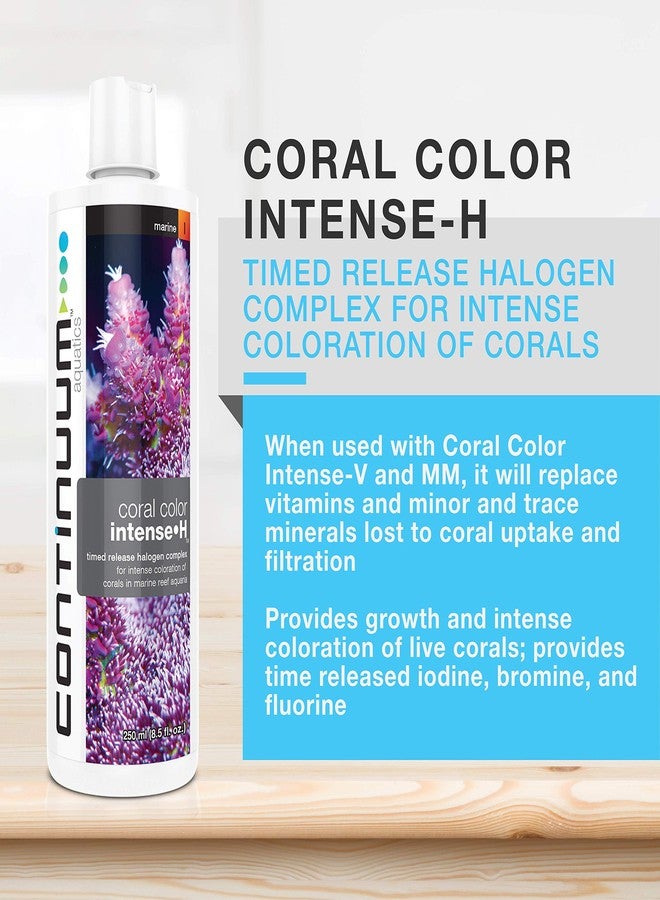 Continuum Aquatics Coral Color Intense H - Time Released Halogen Supplement for Coloration of Corals in Marine Reef Aquariums, 500 ml - Image 2